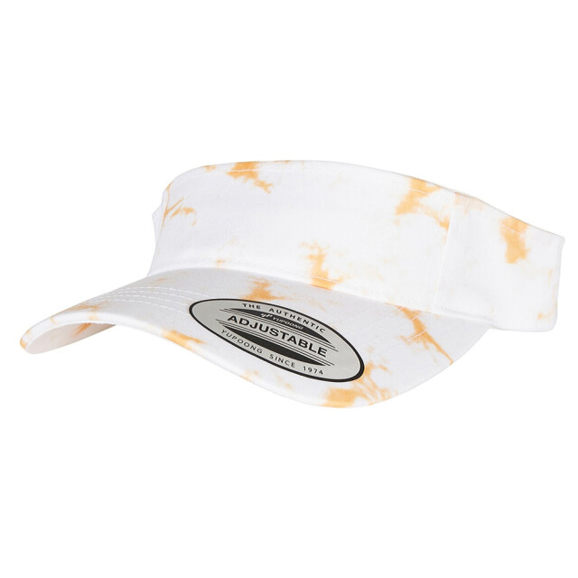 Flexfit Batik kleurstof gebogen piek visor cap UTLT4263_orangewhite large