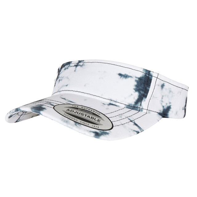 Flexfit Batik kleurstof gebogen piek visor cap UTLT4263_blackwhite large