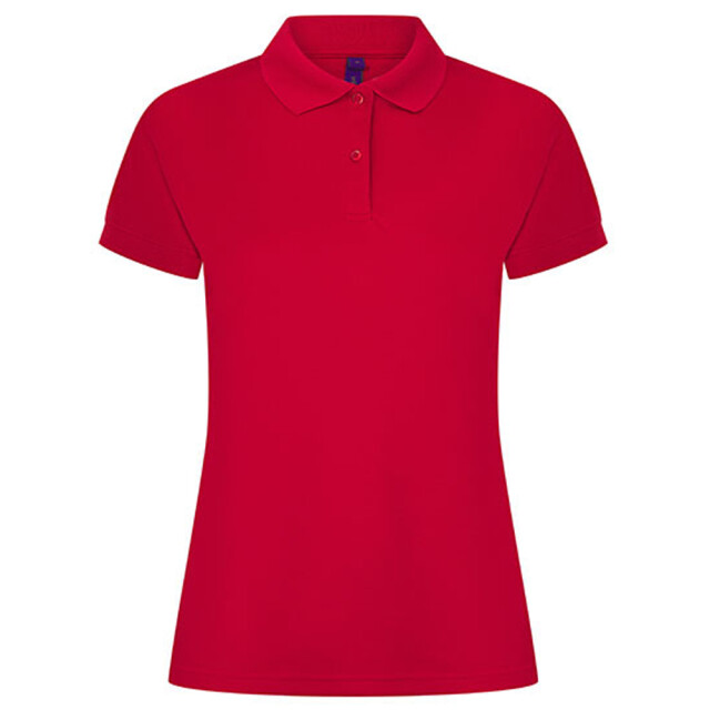 Henbury Dames coolplus vochtafvoerend poloshirt UTLT5930_classicred large