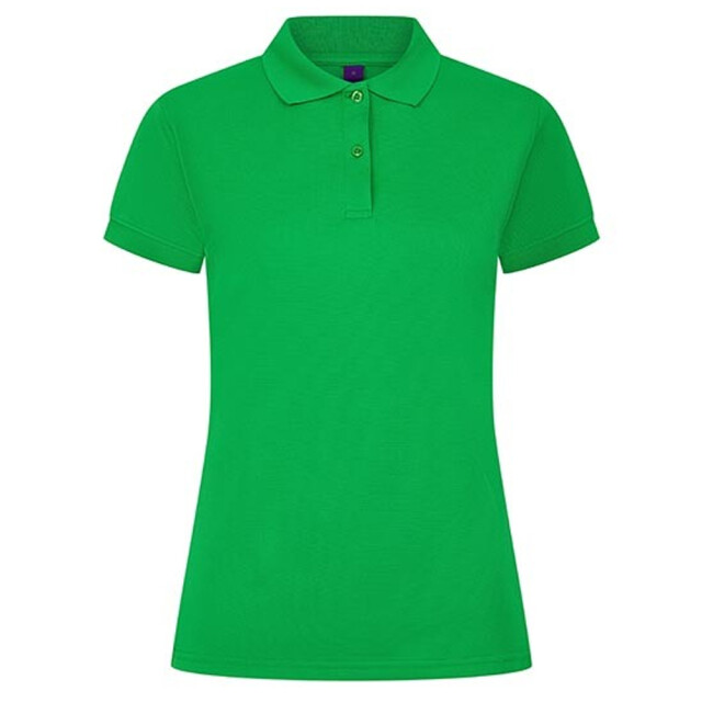 Henbury Dames coolplus vochtafvoerend poloshirt UTLT5930_kellygreen large
