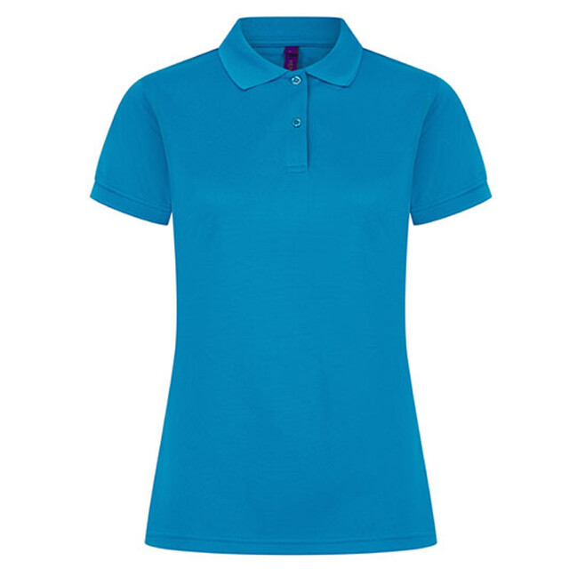 Henbury Dames coolplus vochtafvoerend poloshirt UTLT5930_sapphireblue large