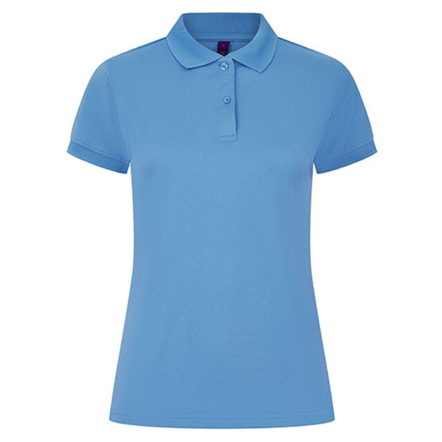 Henbury Dames coolplus vochtafvoerend poloshirt UTLT5930_midblue large