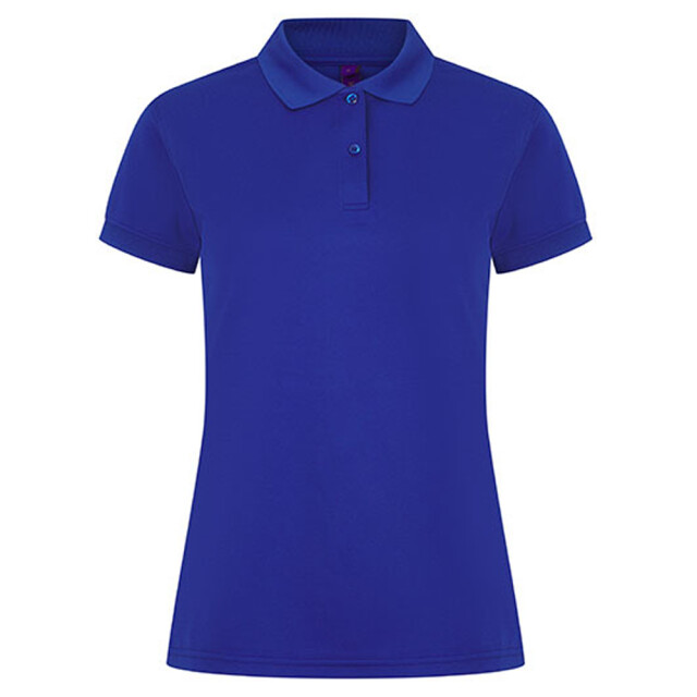 Henbury Dames coolplus vochtafvoerend poloshirt UTLT5930_royalblue large