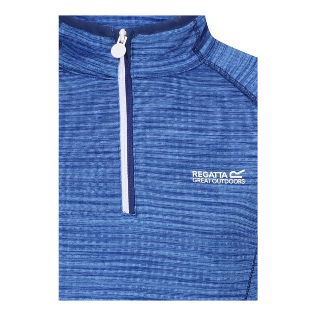 Regatta Kinderen/kinderen berley half zip top met lange mouwen UTRG4502_strongblue large