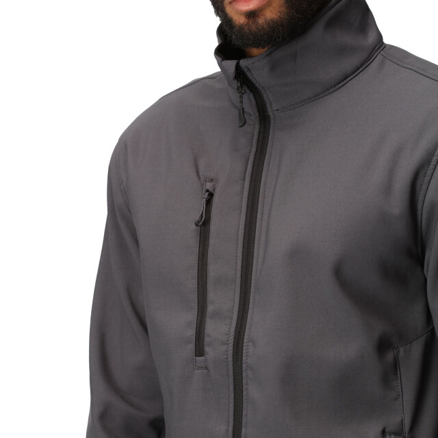 Regatta Heren eerlijkheid gemaakt van gerecycled softshell-jasje UTRG5117_sealgrey large