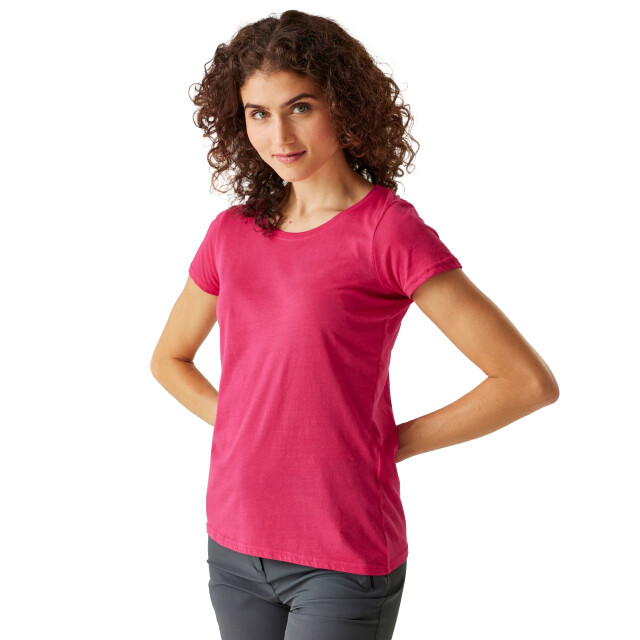 Regatta Dames carlie t-shirt UTRG5381_pinkpotion large