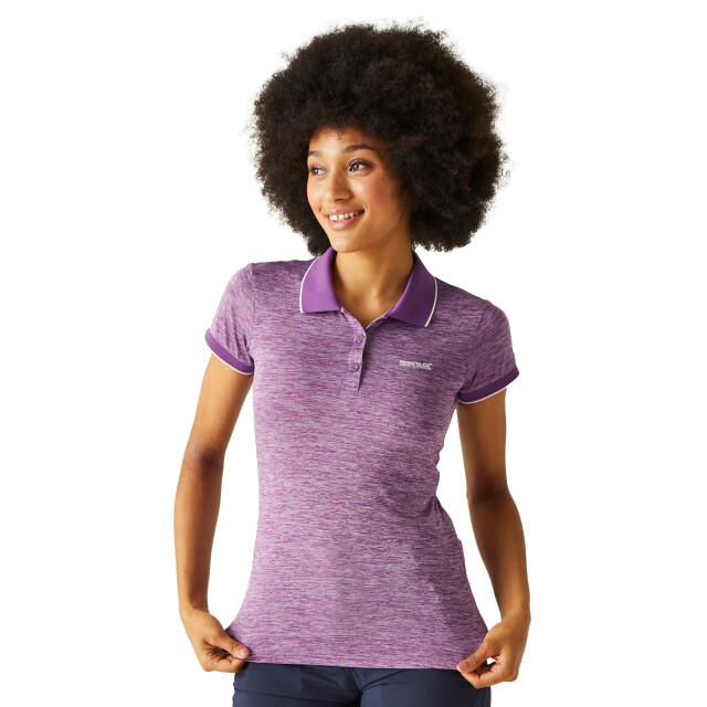 Regatta Dames remex ii polo hals t-shirt UTRG4477_sunsetpurple large