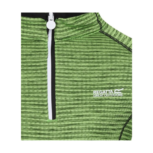 Regatta Kinderen/kinderen berley half zip top met lange mouwen UTRG4502_jasminegreen large