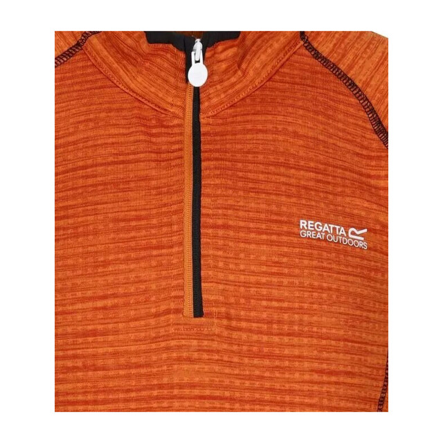 Regatta Kinderen/kinderen berley half zip top met lange mouwen UTRG4502_autumnmaple large