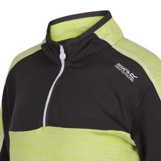 Regatta Kinderen/kinderen hewley recycled half zip fleece top UTRG7988_violetamaranthhaze large