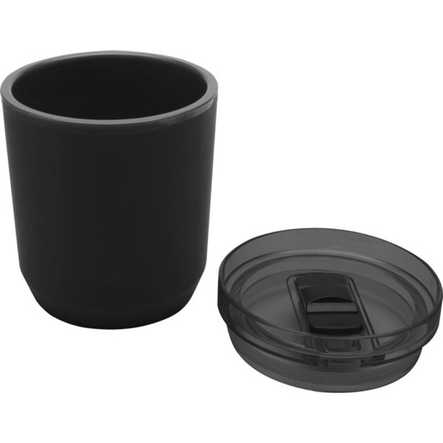 Generic Surplus Hudson gerecycled plastic dubbelwandige 180ml tumbler UTPF4621_solidblack large