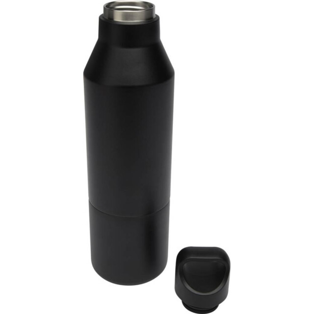 Generic Surplus Odessy roestvrijstalen gerecyclede 600ml geïsoleerde waterfles UTPF4648_solidblack large