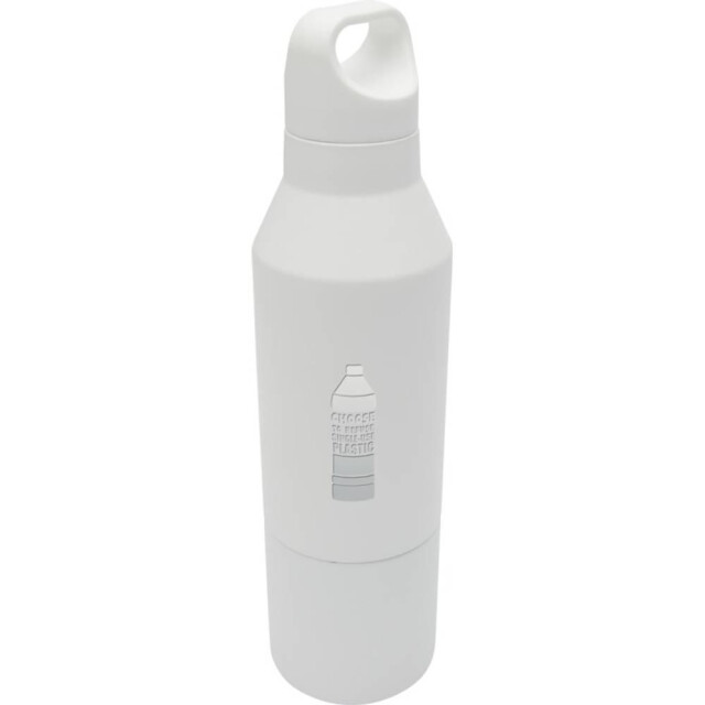 Generic Surplus Odessy roestvrijstalen gerecyclede 600ml geïsoleerde waterfles UTPF4648_white large