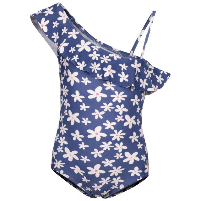 Trespass Eendelig zwempak met pioenroos voor meisjes UTTP6906_bluetone large