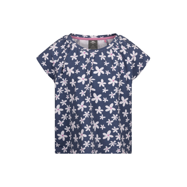 Trespass Meisjes josey bloemen t-shirt UTTP6826_bluetone large