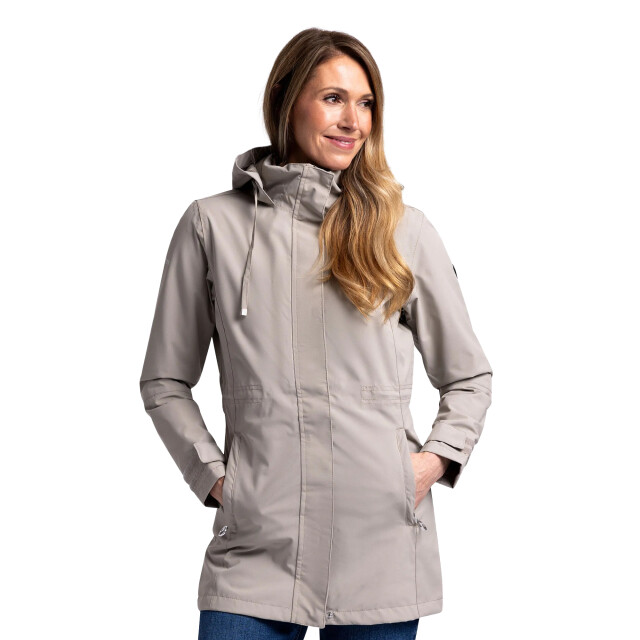 Trespass Dames pavlina tp75 waterdichte jas UTTP6356_oatmilk large