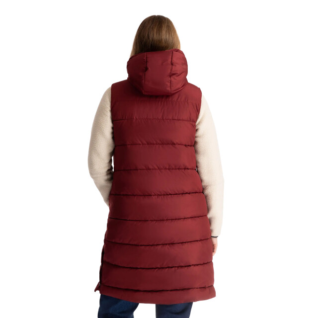 Trespass Dames leona gewatteerd gilet UTTP6146_darkcherry large