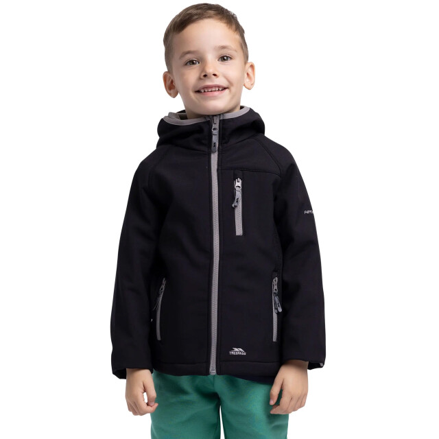 Trespass Kinderen/kinderen kian softshell jacket UTTP4606_black large