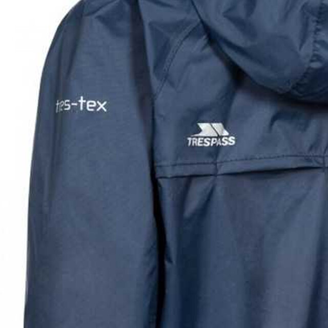 Trespass Kinderen/kinderen qikpac waterdichte packaway jacket UTTP463_navy large