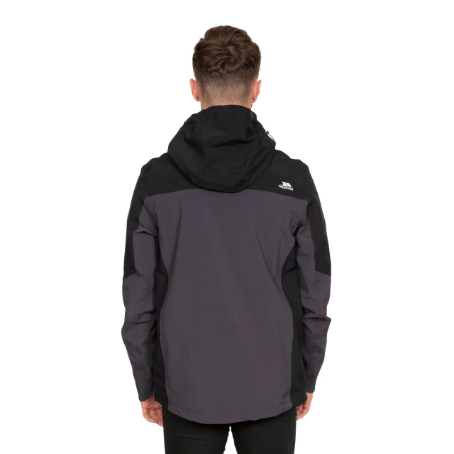 Trespass Heren tappin waterdichte jas met capuchon UTTP4745_darkgrey large