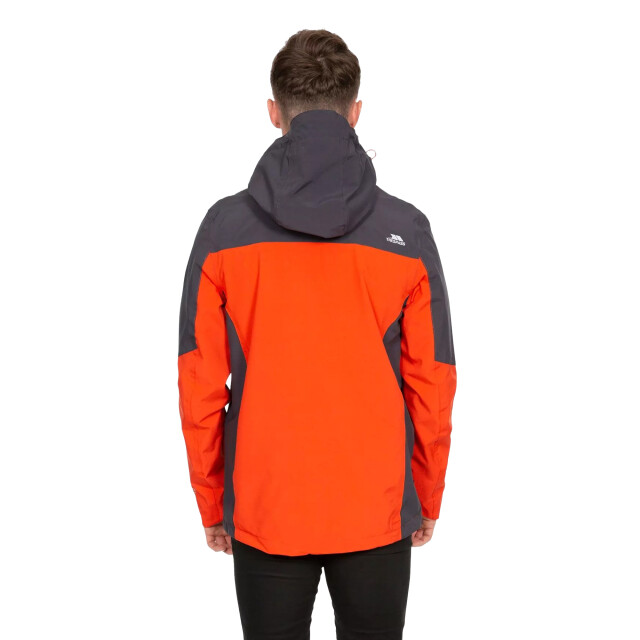 Trespass Heren tappin waterdichte jas met capuchon UTTP4745_flame large