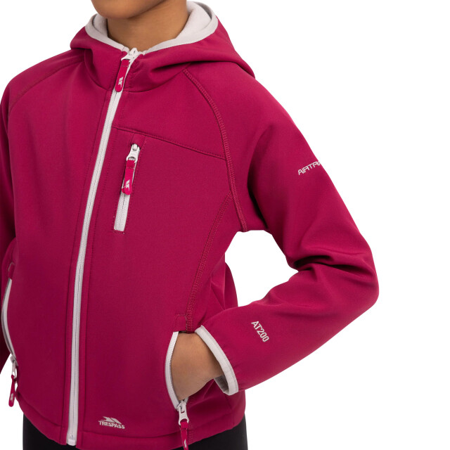 Trespass Kinderen/kinderen kian softshell jacket UTTP4606_berry large