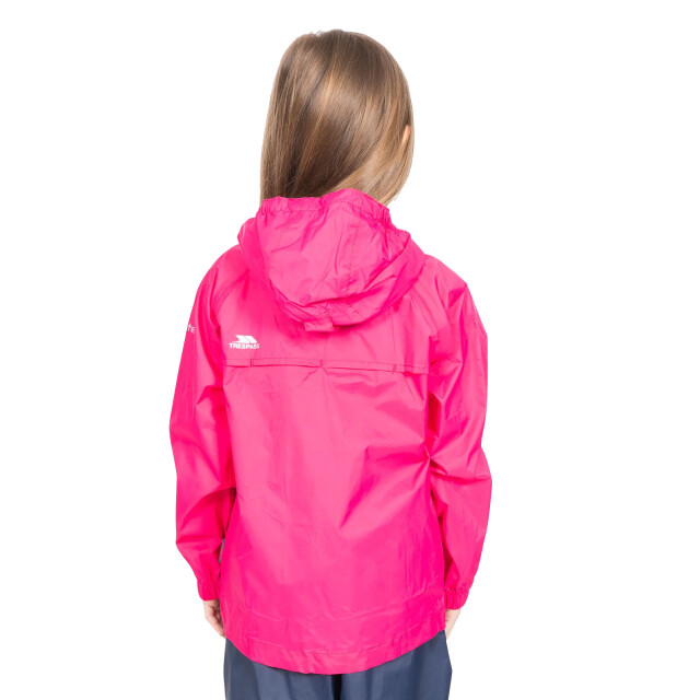 Trespass Kinderen/kinderen qikpac waterdichte packaway jacket UTTP463_sasparilla large