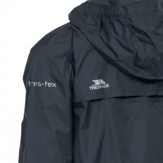 Trespass Kinderen/kinderen qikpac waterdichte packaway jacket UTTP463_flint large