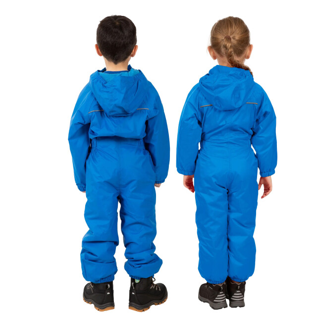 Trespass Kids unisex dripdrop gewatteerd waterdicht regenpak UTTP1007_cobalt large