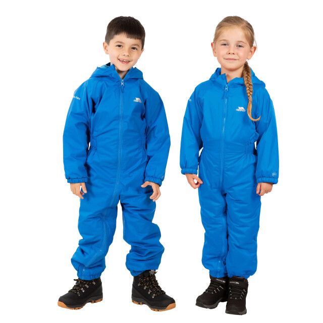 Trespass Kids unisex dripdrop gewatteerd waterdicht regenpak UTTP1007_cobalt large