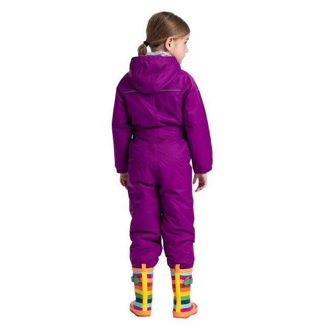 Trespass Kids unisex dripdrop gewatteerd waterdicht regenpak UTTP1007_purpleorchid large