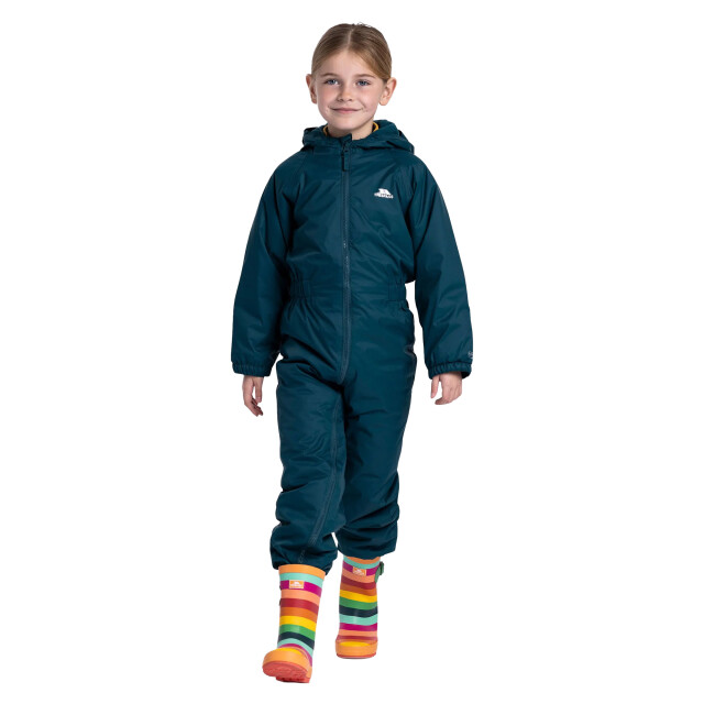 Trespass Kids unisex dripdrop gewatteerd waterdicht regenpak UTTP1007_teal large