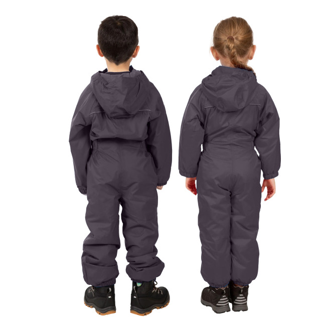 Trespass Kids unisex dripdrop gewatteerd waterdicht regenpak UTTP1007_darkgrey large