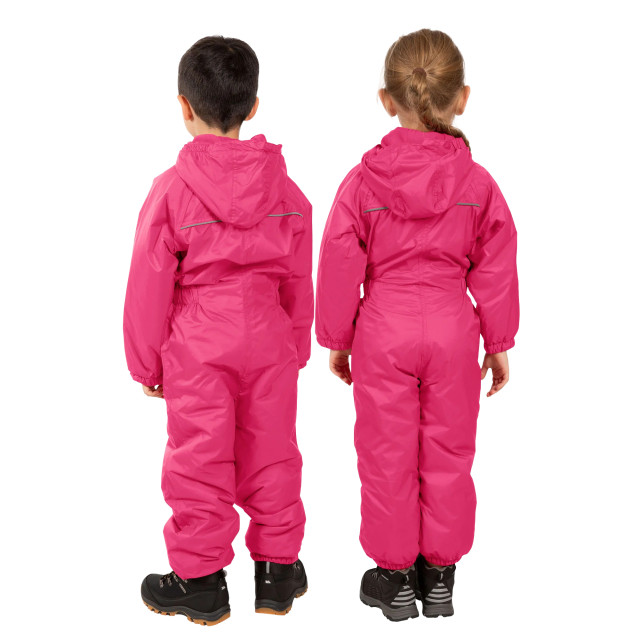 Trespass Kids unisex dripdrop gewatteerd waterdicht regenpak UTTP1007_gerbera large