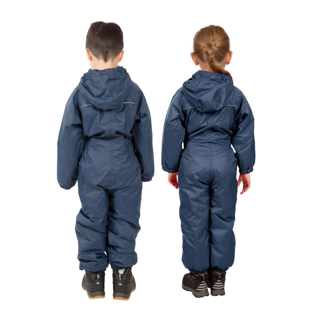 Trespass Kids unisex dripdrop gewatteerd waterdicht regenpak UTTP1007_navyblue large