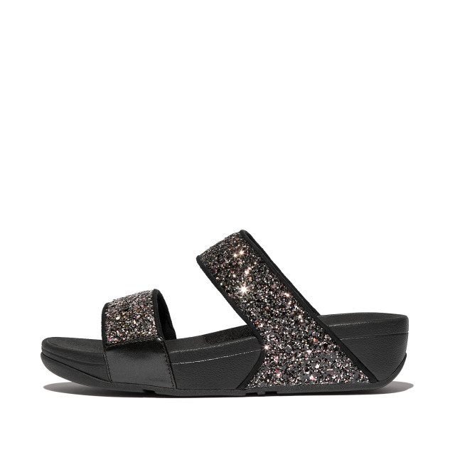 FitFlop Lulu multi-tonal glitter slides JE5 large