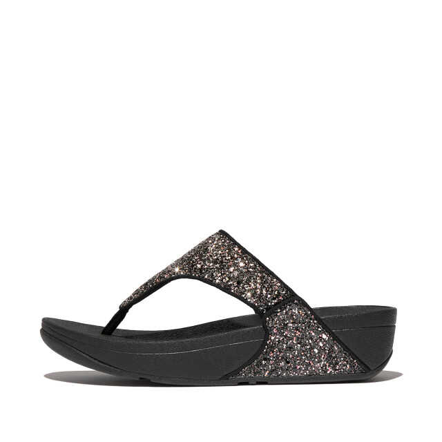 FitFlop Lulu multi-tonal glitter toe-post sandals JE6 large