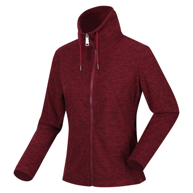 Regatta Dames kizmitt marl full zip fleece jacket UTRG8106_navyblack large