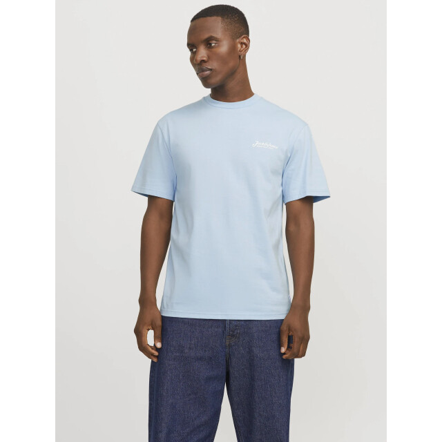 Jack & Jones Heren t-shirt jjbeau ronde hals 12268434-Blauw large