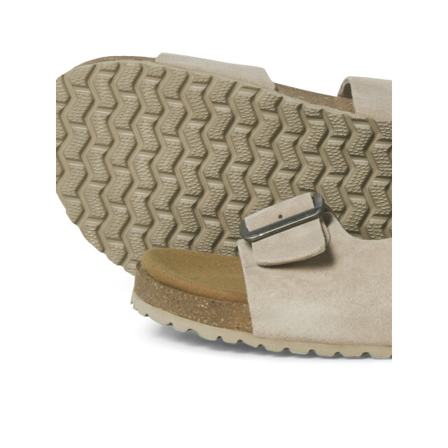 Jack & Jones Heren sandaal slipper jfwlouis suede taupe 12231428-Taupe large