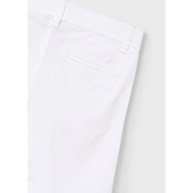 Mayoral Zomer chino short twill jongens - 202-38-wit large