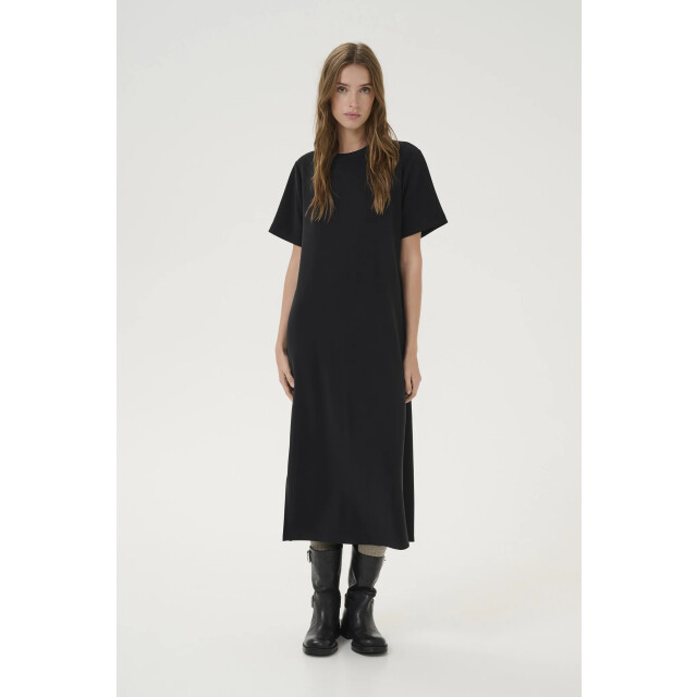 My Essential Wardrobe 10705075 helle r-neck long dress 10705075 Helle R-Neck Long Dress large