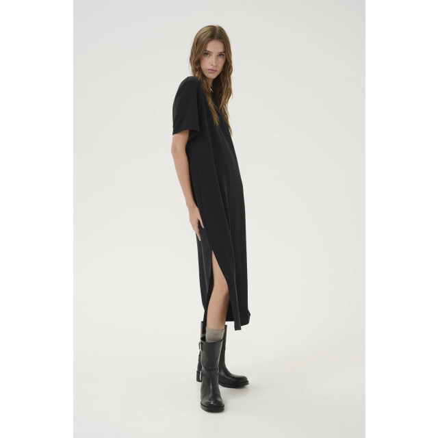 My Essential Wardrobe 10705075 helle r-neck long dress 10705075 Helle R-Neck Long Dress large