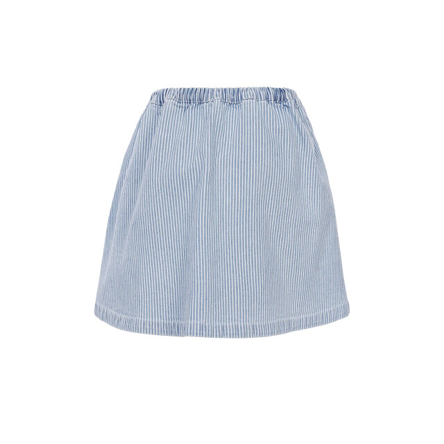 Looxs Revolution Gestreept denim rokje bleach blue voor meisjes in de kleur 2511-7701-914 large