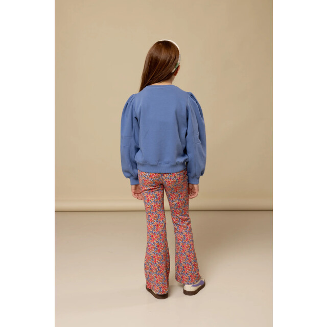 Looxs Revolution Flared krinkel pants summerflowers voor meisjes in de kleur 2511-7609-953 large