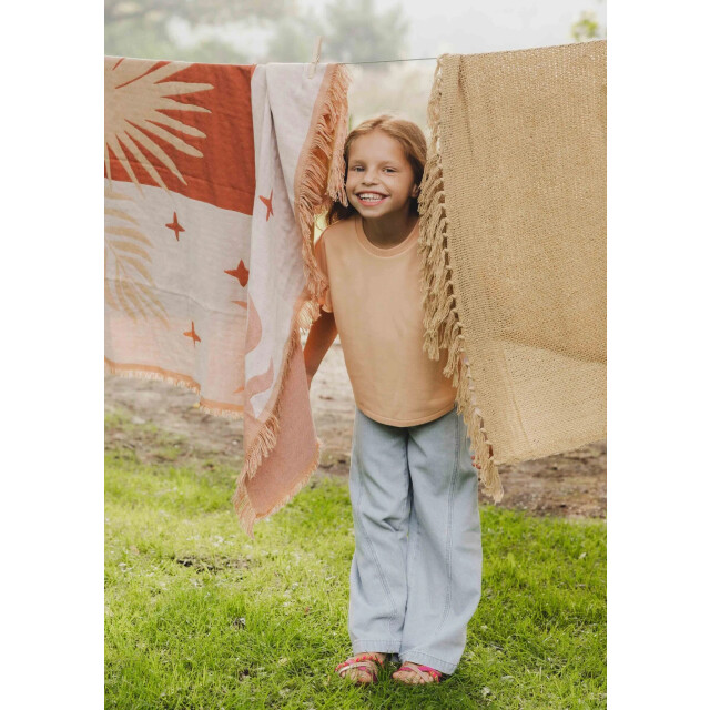 Looxs Revolution Denim wide leg bleach blue voor meisjes in de kleur 2511-7604-162 large