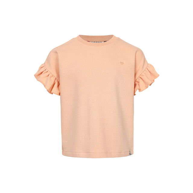 Looxs Revolution Mouwloze heavy tee in peach voor meisjes in de kleur 2511-7320-394 large