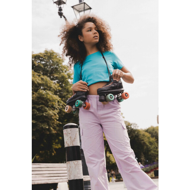 Looxs Revolution T-shirt aqua blue katoen/modal voor meisjes in de kleur 2511-5431-124 large