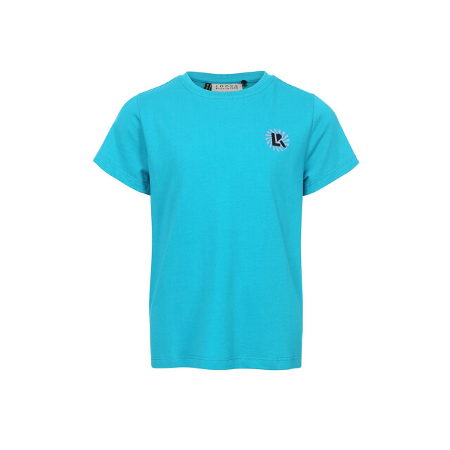 Looxs Revolution T-shirt aqua blue katoen/modal voor meisjes in de kleur 2511-5431-124 large