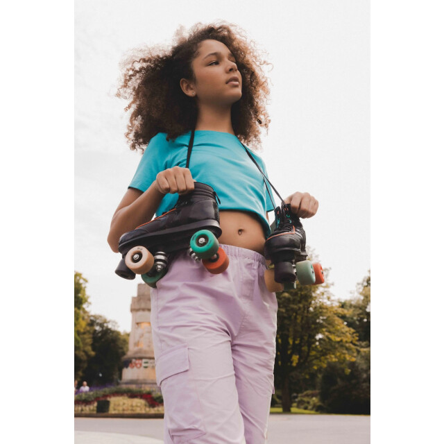Looxs Revolution T-shirt aqua blue katoen/modal voor meisjes in de kleur 2511-5431-124 large